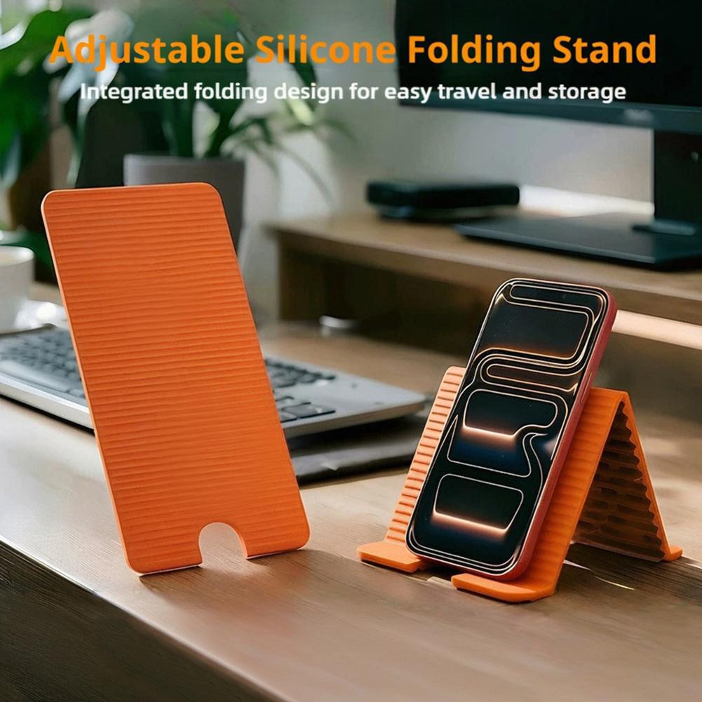 Laptop Accessories Organizer - Flexible Foldable Silicone Phone Holder For