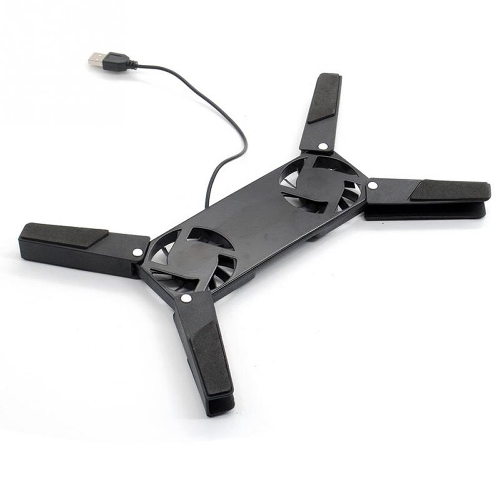 Hot Pad Stand Double Fans USB  - đánh giá và giá Laptop Accessories Cooling Pad