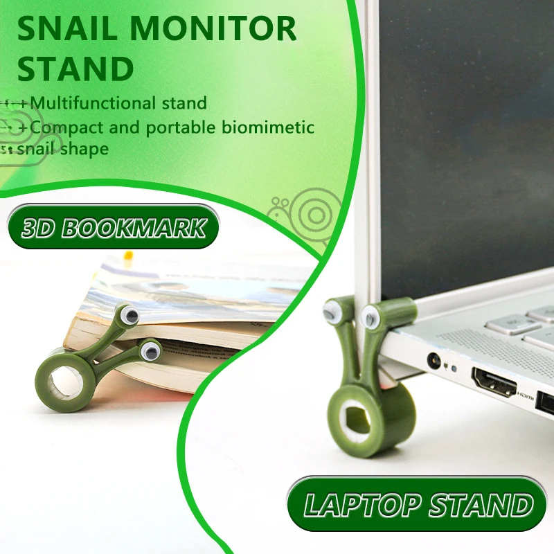 Cute and Quirky Snail-Shaped D - đánh giá và giá Laptop Stand Riser