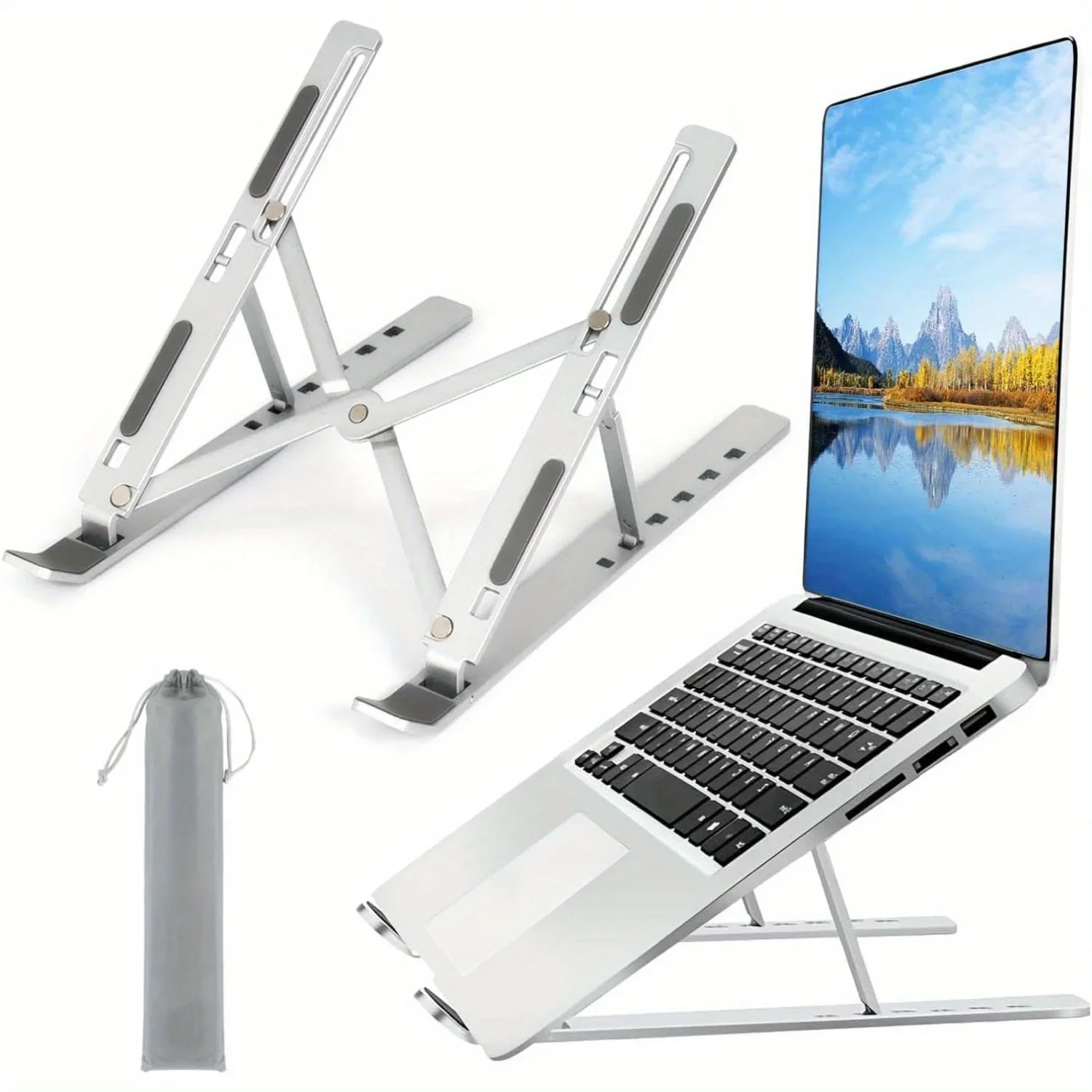 Foldable Aluminum Laptop Riser - đánh giá và giá Laptop Stand Riser