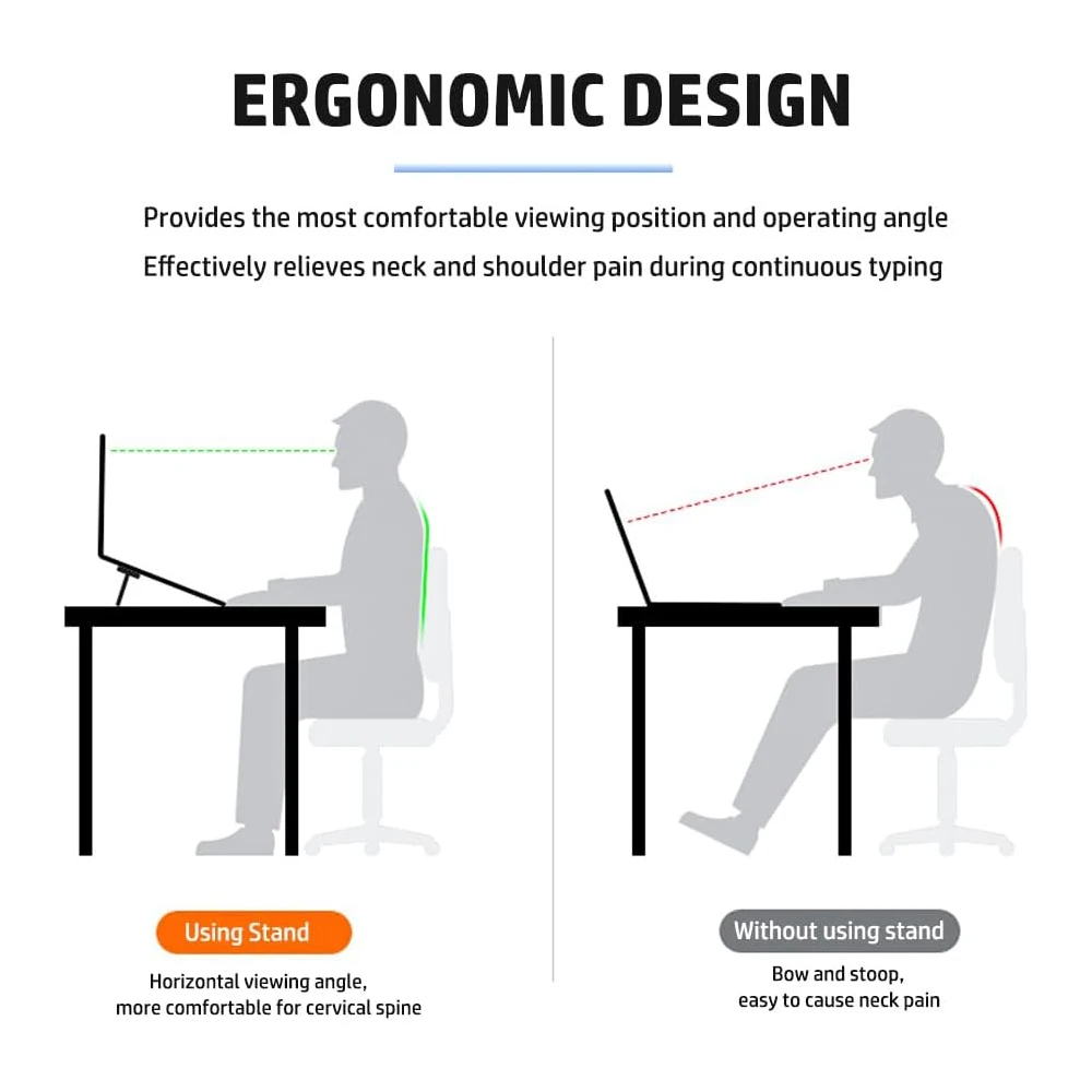 2pcs/Set Foldable Laptop Stand - đánh giá và giá Laptop Stand Riser