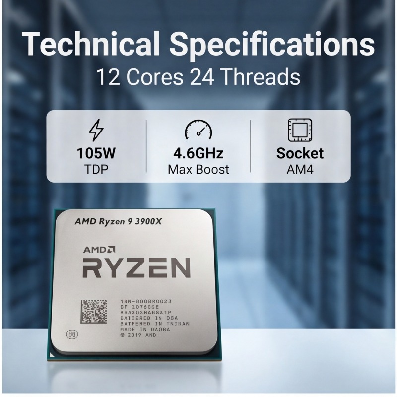 Ryzen 9 3900X AMD Desktop CPU  - đánh giá và giá Amd Cpu Ryzen 9