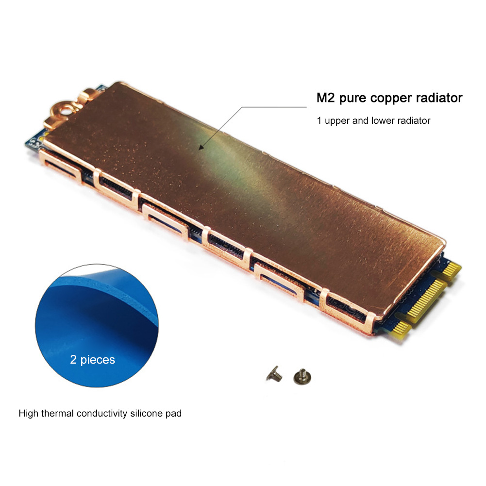 Metal SSD Cooler with Thermal  - đánh giá và giá Laptop Accessories Cooling Pad